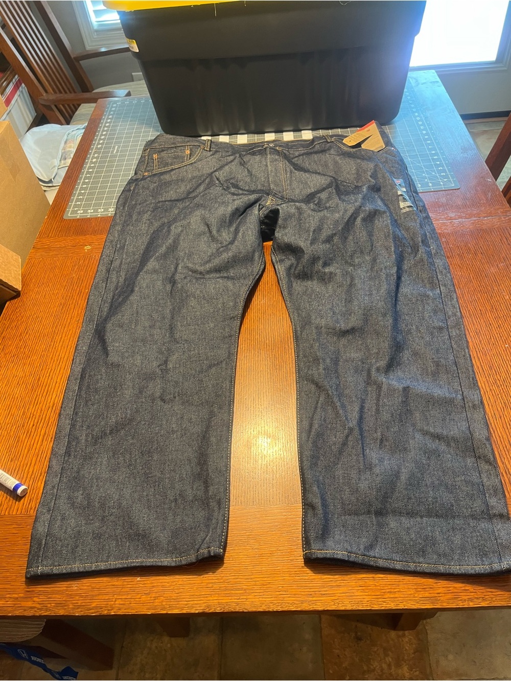Levis 501 Relaxed Fit Men’s Jeans in Dark Indigo